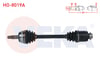 KOMPLE AKS SOL ON ABSLI 50 DIS UZUNLUK 601mm HONDA CR-V I 2.0i 16v A-T/M-T 1995-2002