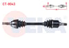 KOMPLE AKS SOL ON CITROEN C5 II (RC) 1.6 HDI M-T UZUNLUK 648mm 2004-2008