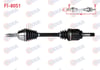 KOMPLE AKS SOL ON FIAT DOBLO (152,263) 1.3 MJT UZUNLUK 602mm 2010-