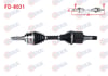 KOMPLE AKS SOL ON FORD RANGER (TKE) 2.2 TDCI  - 3.2 TDCI A-T/M-T UZUNLUK 608mm 2011-