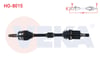 KOMPLE AKS SOL ON HONDA CIVIC X (FC) 1.6i A/T UZUNLUK 657 mm 2016-
