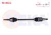 KOMPLE AKS SOL ON NISSAN MICRA IV (K13) 1.2 DIG A-T UZUNLUK 702 mm 2010-