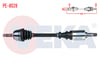 KOMPLE AKS SOL ON PEUGEOT 106 I (1A,1C) 1.4  UZUNLUK 614mm 1991-1996