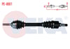 KOMPLE AKS SOL ON PEUGEOT 206 (2A/C) 1.4i 16v UZUNLUK 610mm 1998-2006