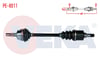 KOMPLE AKS SOL ON PEUGEOT 306 (7B,N3,N5) 1.6i UZUNLUK 607mm 1993-2002