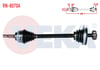 KOMPLE AKS SOL ON RENAULT KANGOO (KC0/1) 1.5 DCI KALIN FREZE ABSLI 44 DIS UZUNLUK 630 mm 1998-2008