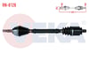 KOMPLE AKS SOL ON RENAULT MEGANE II (BM0/1,CM0/1) 1.6i 16v A-T UZUNLUK 673mm 2002-2008