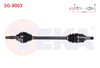 KOMPLE AKS SOL ON SKODA CITIGO 1.0 A-T/M-T UZUNLUK 650 mm 2011-
