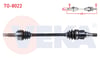 KOMPLE AKS SOL ON TOYOTA YARIS (P9) 1.0 VVT-I M-T UZUNLUK 670mm 2006-2010