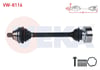 KOMPLE AKS SOL ON UZUNLUK 511mm VW GOLF VII (5G1) 1.2 TSI M-T 2012-/ PASSAT (3C2) 1.6 2005-2008/ AUDI A3 (8V1) 1.2 TFSI M-T 2012-/ SEAT LEON 1.2 TSI M