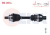 KOMPLE AKS SOL ON UZUNLUK 532mm MERCEDES A SERISI (W176) A80 CDI - A200 CDI - A200 2012- / B SERISI (W246) B180 - B180 CDI -B200 2011- / CLA COUPE (C117) CLA180 CDI - CLA 200 2013-