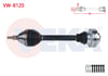 KOMPLE AKS SOL ON UZUNLUK 550mm VW POLO (6R) 1.4 TDI A-T 2014- / SEAT IBIZA IV (6J5) 1.4 TDI A-T 2005-2017 / SKODA FABIA (NJ3) 1.4 TDI A-T 2014- / RAPID 1.4 TDI A-T 2015-2019