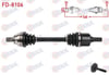 KOMPLE AKS SOL ON UZUNLUK 568mm FORD FOCUS II 1.6 TDCi A-T CVT 2004-2012