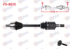 KOMPLE AKS SOL ON UZUNLUK 578mm VOLVO V40 COUNTRY T4 1.6 DIZEL BENZINLI A-T 2014-
