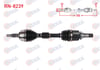 KOMPLE AKS SOL ON UZUNLUK 595mm RENAULT CLIO V 1.3 Tce A-T 2019-