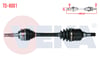 KOMPLE AKS SOL ON UZUNLUK 599,5mm TOYOTA COROLLA (_E10_) 1.6i 1992-1997 / COROLLA (_E11_) 1.6i 16v 1997-2002