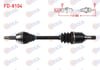 KOMPLE AKS SOL ON UZUNLUK 606mm FORD FIESTA IV 1.25i 1.4 16V M-T 1995-2002