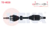 KOMPLE AKS SOL ON UZUNLUK 613mm TOYOTA VERSO (R2) 2.0 D-4D M-T 2009-