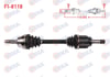 KOMPLE AKS SOL ON UZUNLUK 614mm FIAT LINEA / GRANDE PUNTO 1.4 T-JET 2007- / PUNTO EVO 1.4 M-T 2009-2012