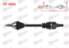 KOMPLE AKS SOL ON UZUNLUK 615mm OPEL CROSSLAND X 1.2 2017- / CITROEN C3 AIRCROSS II 1.2 2017-