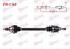 KOMPLE AKS SOL ON UZUNLUK 629mm VOLKSWAGEN POLO 1.4 - 1.6 M-T 2006-2009 / SKODA FABIA 1.6 M-T 2007-2014 / SEAT IBIZA 1.6 M-T 2006-2009