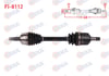 KOMPLE AKS SOL ON UZUNLUK 630mm FIAT 500 X 1.4 6 AT/6 MT 2014- / JEEP RENEGADE  1.4 6 AT/6 MT 2014-