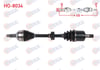 KOMPLE AKS SOL ON UZUNLUK 633mm HONDA CIVIC 1.6 M-T 2005-2012