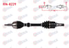 KOMPLE AKS SOL ON UZUNLUK 643mm RENAULT MEGANE IV 1.3 Tce - 1.5 Blue dCi (EURO 6) 7 A-T (SNZ-DW5) 2016-