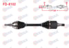 KOMPLE AKS SOL ON UZUNLUK 648mm FORD TRANSIT CONNECT 1.5 TDCI 6MT 2013- / TOURNEO CONNECT 1.5 TDCI 6MT 2013-