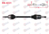 KOMPLE AKS SOL ON UZUNLUK 655mm RENAULT CLIO V 1.0 TCe (B7MT) M-T 5 VITES 2019-