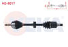 KOMPLE AKS SOL ON UZUNLUK 663mm HONDA CR-V II 2.0i A-T 2002-2006