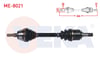 KOMPLE AKS SOL ON UZUNLUK 666mm MERCEDES GL-SERISI (X164) 320 CDI - 350 CDI 7 A-T 2006-2012/ M SERISI (W164) 280 CDI - 320 CDI - 350 CDI 7 A-T 2005-2011