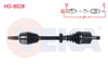 KOMPLE AKS SOL ON UZUNLUK 671mm HONDA CIVIC X (FC) 1.5 VTEC 6 M-T 2017-