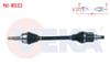 KOMPLE AKS SOL ON UZUNLUK 708mm NISSAN QASHQAI (J11) 1.2 DIG-T A-T 2014-
