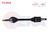KOMPLE AKS SOL ON UZUNLUK 755mm FORD TRANSIT CUSTOM (V362) UZUN SASE 2.2 TDCI - 2.0 TDCI 2012-