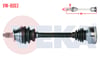 KOMPLE AKS SOL ON VOLKSWAGEN POLO (9N_) 1.4i 16v UZUNLUK 501mm 2001-2012