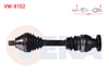 KOMPLE AKS SOL ON VOLKSWAGEN TIGUAN (5N_) 1.4 TSI 4motion UZUNLUK 500 mm 2007-2016