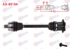 KOMPLE AKS SOL-SAG ON ABSLI 45 DIS UZUNLUK 522mm AUDI A6 (8E2) 2.0 2000-2004
