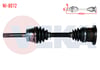 KOMPLE AKS SOL-SAG ON NISSAN PICK UP (D22) 2.5 D 4X4  UZUNLUK 570,5mm 1998-