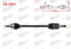 KOMPLE AKS SOL-SAG ON UZUNLUK 808mm SUBARU FORESTER 2.0 i AWD, 2.0 D AWD 2014-