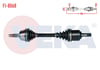 KOMPLE AKS SOL ON FIAT DOBLO MAXI 1.6 MJT UZUNLUK 596mm 2010-