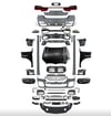KOMPLE BODY KİT G11 [DONUSUM => G12] PDCLI:ARKA, 2B2-ÇıKıŞ, MRŞP-LI, PANJ-LU, EGZ.UÇLU, KAPUT/ÇAMURLUK, FAR/STOP