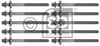 SİLİNDİR KAPAK SAPLAMASI TAKIM 10 AD 162MM  M41-47