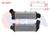 TURBO RADYATORU (INTERCOOLER) VOLKSWAGEN POLO III, CADDY 1.9 TDI 1996-2004 / SEAT CORDOBA, IBIZA II 1.9 TDI, 1.8 T 1996-2002
