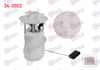 YAKIT DEPO SAMANDIRASI TEK CIKIS 3.5 BAR RENAULT MEGANE II 1.6i 16v 2002-2008 / MEGANE II 1.4 2003- / SCENIC II 1.6 2003-2006