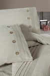 Linen Çift Kişilik Nevresim Takımı Bej