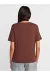 31763 Bisiklet Yaka T-shirt-Siyah