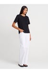 31763 Bisiklet Yaka T-shirt-Siyah