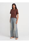 31763 Bisiklet Yaka T-shirt-Siyah