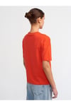 3683 Basic T-shirt-kırmızı